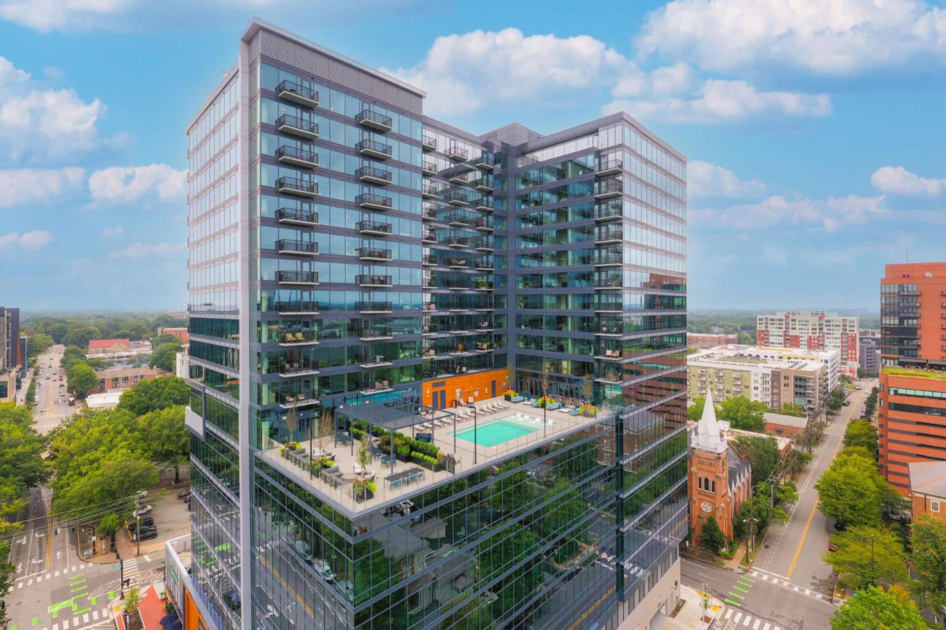 High-Rise Apt Raleigh Free Parking & Sunset View 1 Eksteriør billede